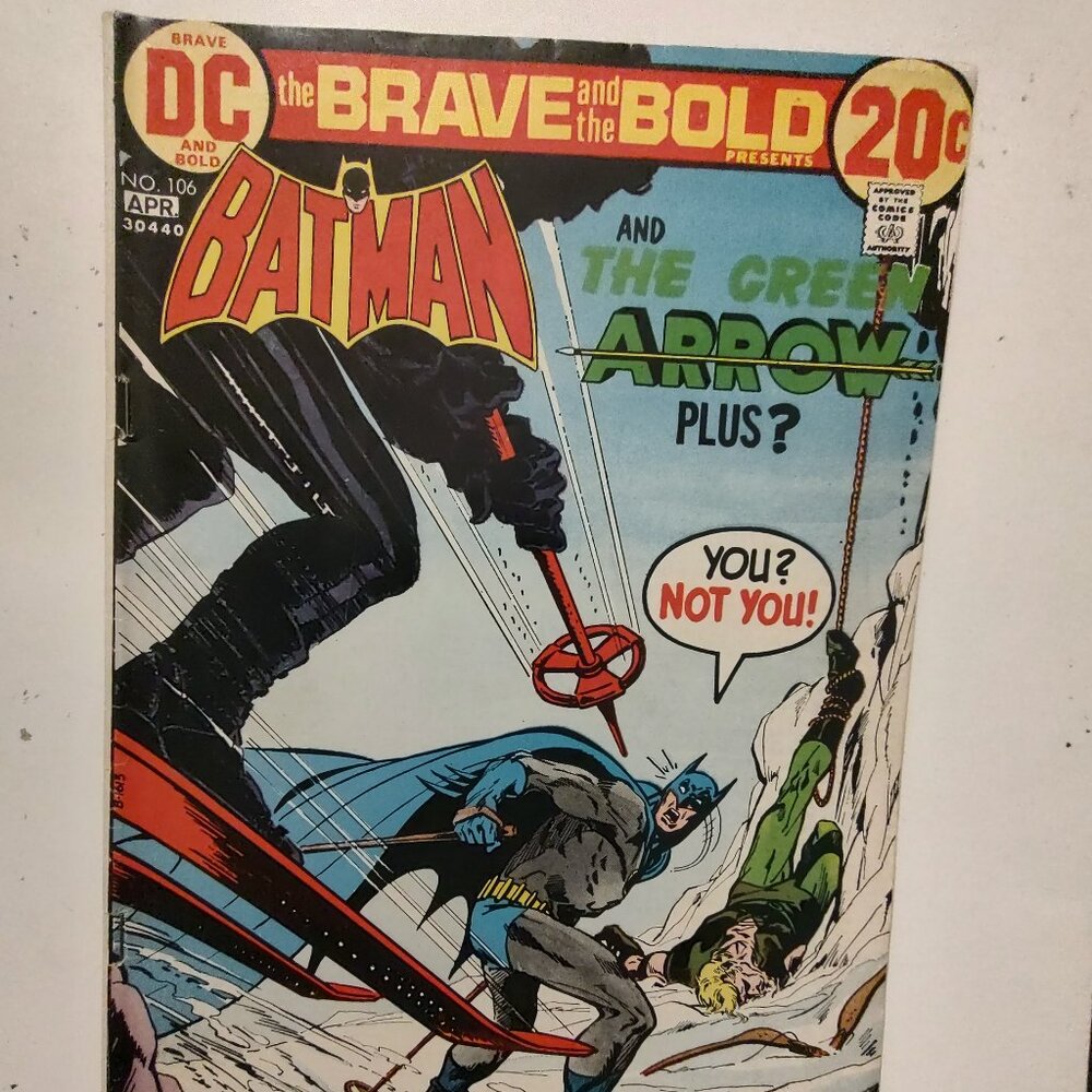 BRAVE AND THE BOLD # 106 MARK JEWELERS INSERT JIM APARO COVER GREEN ARROW